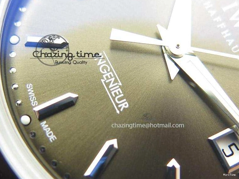 MIROTIME 0303 Affordable Ingeniuer St.Laurens SS Brown Dial MK 1:1 Best Edition On Black Leather Strap A 7365